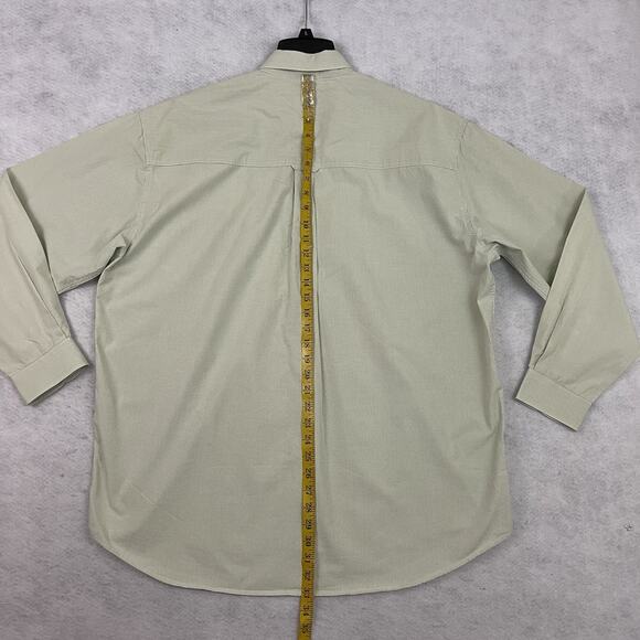 Roper Shirt Mens XL Green Button Down Long Sleeve 100% Cotton Western - Picture 6 of 11